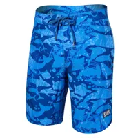 saxx underwear betawave 2n1 19´´ swimming shorts bleu 32 homme