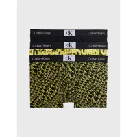 calvin klein underwear 000nb3528a boxer 3 units jaune xl homme