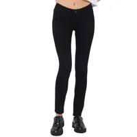 noisy may allie skinny fit vi023bl low waist jeans noir 29 / 34 femme