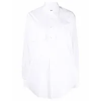 plan c chemise à poche poitrine - blanc