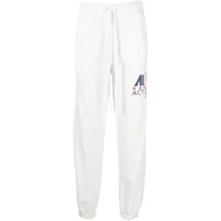 autry pantalon de jogging à logo imprimé - blanc