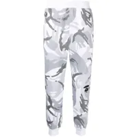 aape by *a bathing ape® pantalon de jogging à imprimé camouflage - gris