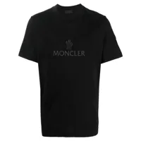 moncler logo-print short-sleeved t-shirt - noir