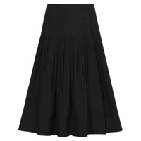 proenza schouler jupe portefeuille à design plissé - noir