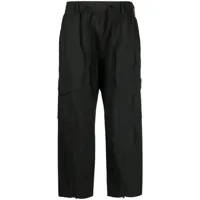 y-3 pantalon de jogging à poches cargo - noir