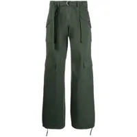 holzweiler pantalon à taille ceinturée - vert