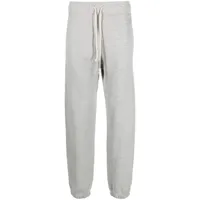 autry pantalon de jogging en coton à patch logo - gris