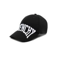 givenchy casquette à logo imprimé - noir