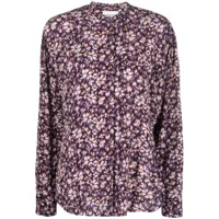 marant étoile chemise catchell à fleurs - violet