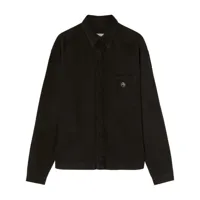 ambush chemise en coton à logo brodé - noir