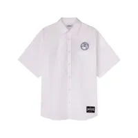 ambush chemise en coton à logo brodé - blanc