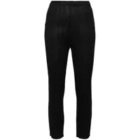 pleats please issey miyake pantalon plissé monthly colours october - noir