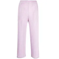 pleats please issey miyake pantalon monthly colors december - violet