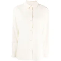 studio tomboy chemise en coton à manches longues - blanc