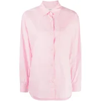 studio tomboy chemise en coton à manches longues - rose