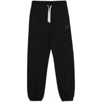 autry pantalon de jogging à appliqué logo - noir