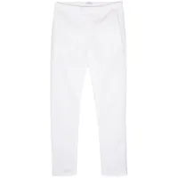 boglioli pantalon fuselé à plis marqués - blanc