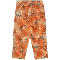 aape by *a bathing ape® pantalon à motif camouflage - orange