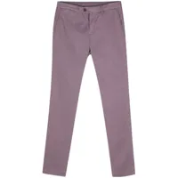 canali pantalon chino à coupe slim - violet