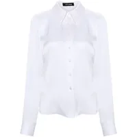 styland chemise à col pointu - blanc
