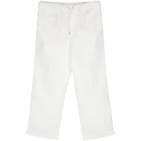 oamc pantalon droit à lien de resserrage - blanc