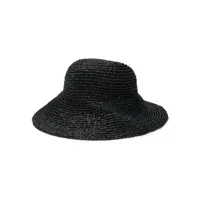 's max mara chapeau carl à design tressé - noir