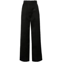 nanushka pantalon de tailleur lanai - noir