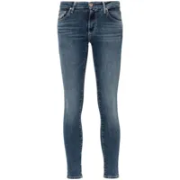 ag jeans jean legging ankle à coupe skinny - bleu