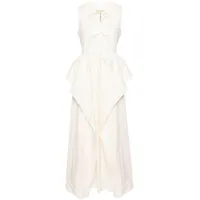 uma wang robe longue air - blanc