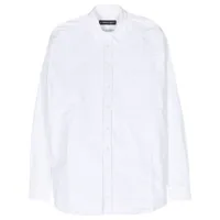 y/project chemise scrunched en coton - blanc