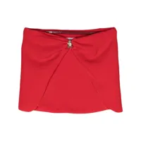 blumarine minijupe à taille basse - rouge