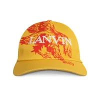 lanvin x future casquette à imprimé eagle - jaune