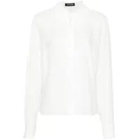 styland chemise à col oversize - blanc