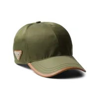 prada casquette à plaque logo - vert
