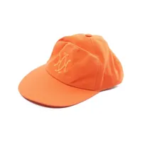 hermès pre-owned x chapeaux motsch casquette à logo brodé (années 2000) - orange
