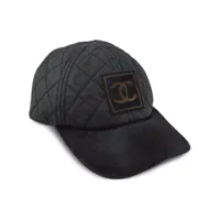 chanel pre-owned casquette sport line (années 1990-2000) - noir