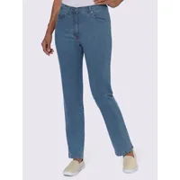 jean 5 poches stretch perfect fit - collection l - bleu blanchi