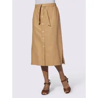 jupe qualité tissée -  - couleur chamois