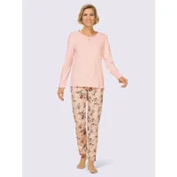 pyjama jersey fin - wäschepur - rose clair imprimé