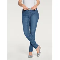 jeans effet ventre plat coupe skinny tendance - linea tesini - délavé