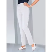 pantalon costume coupe confort ceinture élastique invisible -  - blanc
