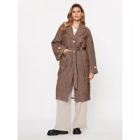 custommade manteau en laine halina 999511879 marron oversize
