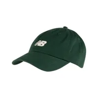 new balance unisexe chapeau classic nb curved brim en vert, cotton, taille osz