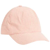 casquette motif vichy effet noué pour bébé fille - rose