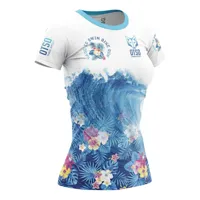 otso swim bike run wave short sleeve t-shirt multicolore s femme