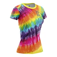 otso tie dye short sleeve t-shirt multicolore xs femme
