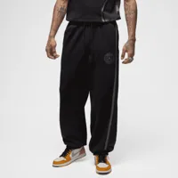 jordan paris saint-germain fleece pants, pantalons de survêtement, homme, black, taille: l, tailles disponibles:s