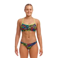 funkita swim crop bikini top multicolore aus 10 femme