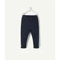 pantalon chino bébé garçon bleu marine en maille