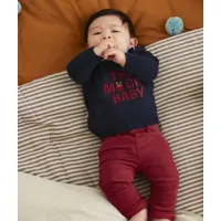 pantalon chino rouge bébé garçon avec poches